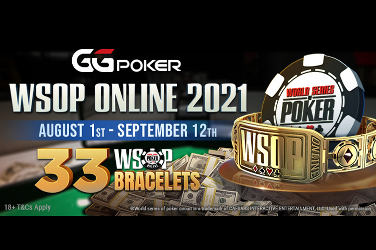 GGPoker Announces Complete 2021 WSOP Online International Schedule -  PokerStake